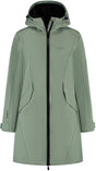 Kjelvik sibelle dames outdoorjas - licht groen