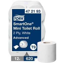 Papier toaletowy Tork T9 Smartone Advanced 2-warstwowy biały