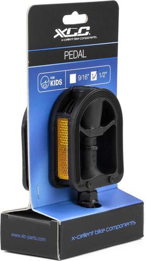 Pedał rowerowy Xlc - rowery dziecięce - PVC - 1 2 - czarny