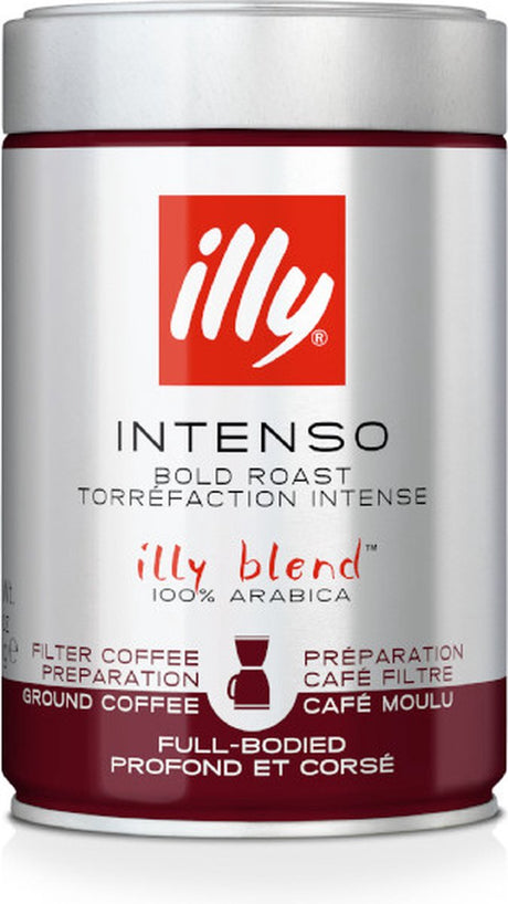 Illy - kawa mielona filtrowana, palona intensywnie