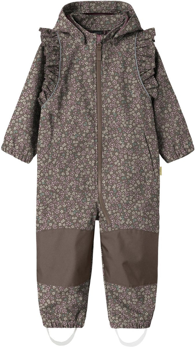 Name it - nmfalfa08 softshell suit frill aop fo dames jas