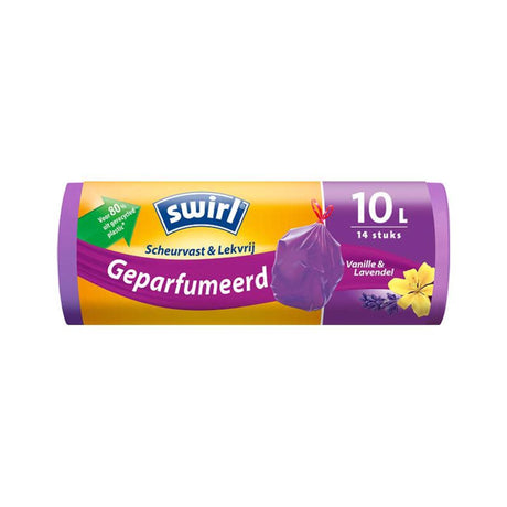 Worek na śmieci Swirl 10 l waniliowy, lawendowy
