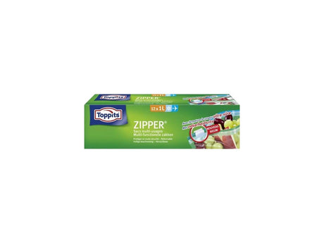 Torby wielofunkcyjne Toppits zip 1 litr, opakowanie 12 torebek