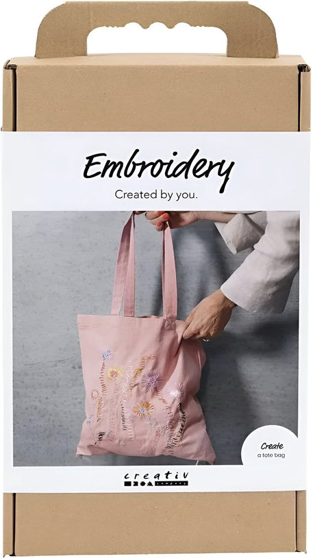 Firma Creativ https: www.cchobby.nl hobbyset-embroidery-carrier-bag-lightpink-1-box