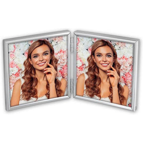 Ramka na zdjęcia Zep 120ds01-44 srebrna 2x 10x10 cm
