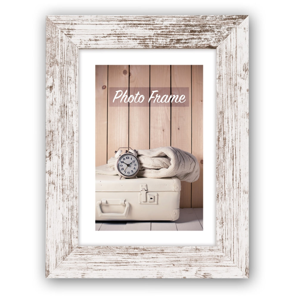 Drewniana ramka na zdjęcia Zep v21576 nelson 6 biała 13x18cm