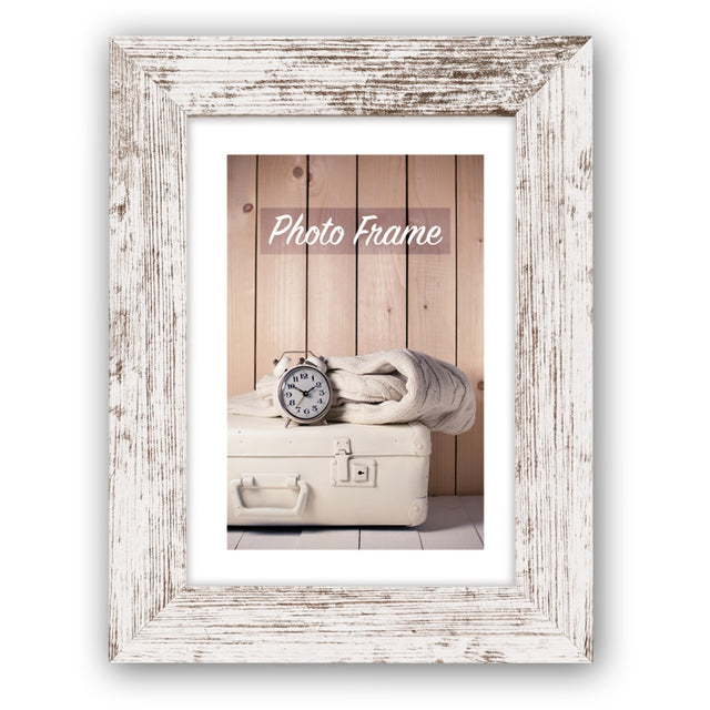 Drewniana ramka na zdjęcia Zep v21576 nelson 6 biała 13x18cm