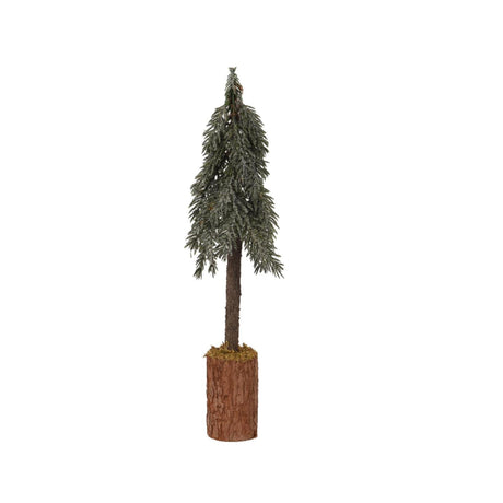 Decoris sztuczna choinka mini na pniu ø13xw45cm