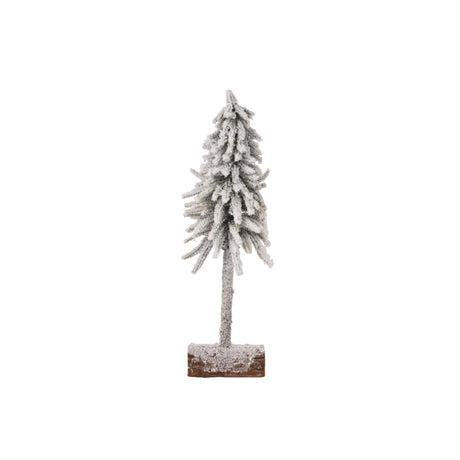 Decoris sztuczna choinka mini ze śniegiem na pniu ø15xw45cm