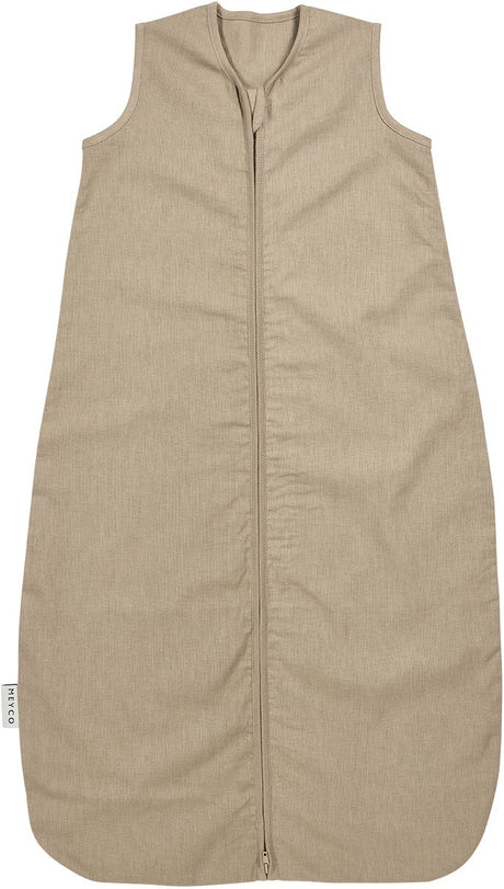 Meyco baby studio collection linnen baby slaapzak - taupe - 110cm - 0.5 tog