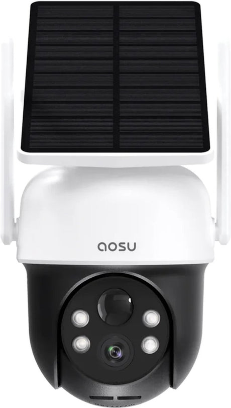 Aosu solarcam d1 classic - kamera bezpieczeństwa - obraz 2k - 2-kierunkowy dźwięk - widok 360° Śledzenie AI