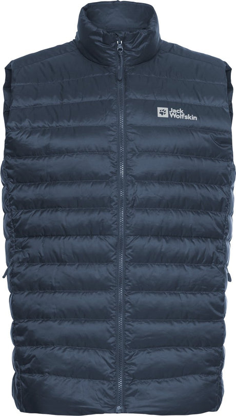 Kamizelka puchowa Jack Wolfskin Pilvi to męski ocieplacz do ciała na świeżym powietrzu — północne niebo