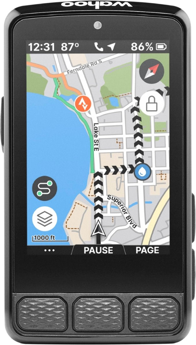 Komputer rowerowy Wahoo Elemnt Roam 3 przezroczysty