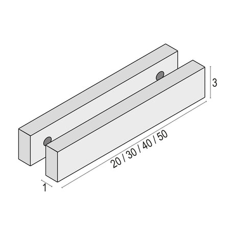 ZEP ADY40W GOUTY BIAŁY 40 CM