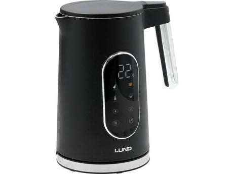 Lund elektrische ketel 1,7l zwarte temperatuurregeling