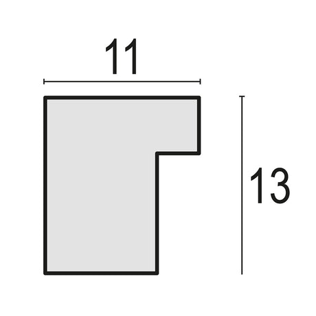 Ramka na zdjęcia Zep np68g edison szara 10x15 15x20 cm