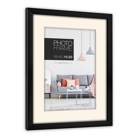 Ramka na zdjęcia Zep np23b edison czarna 15x20 20x30 cm