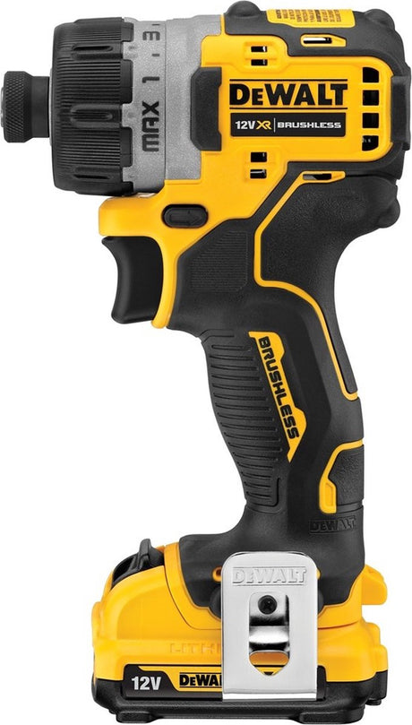 Dewalt dcf601d2 | compacte accu schroefmachine | 1 4 | 12 volt | 2.0ah li-ion - dcf601d2-qw