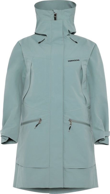 Damska kurtka outdoorowa Didriksons ilma wns parka 8 - fabryczny kolor niebieski