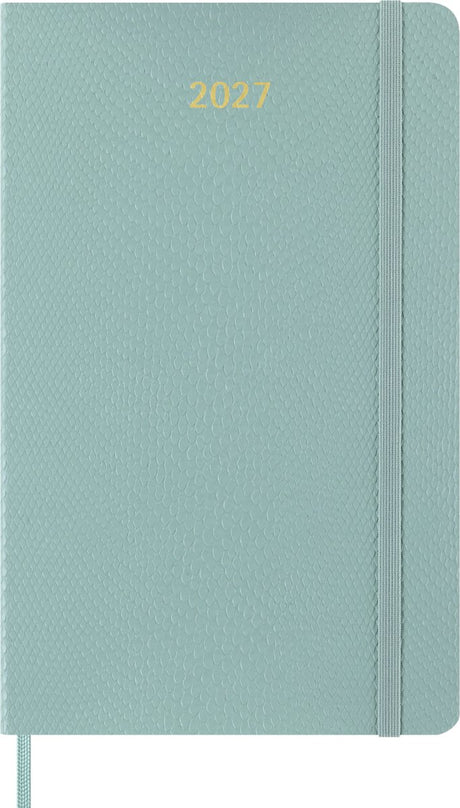 Agenda Moleskine na 12 miesięcy - 2027 - cenna etyka - cotygodniowa - duża - mamba - zielona
