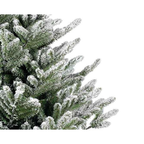 Everlands kunstkerstboom liberty spruce besneeuwd 150cm hoog diameter 122 cm