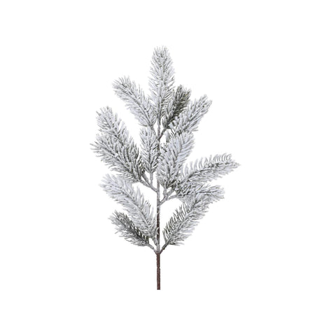 Decoris sztuczna gałązka sosny ze śniegiem 5x11x49cm