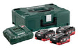 Metabo batterij 18v 5,5ah liahad x3+ładowarka asc 30-36 v +metadec