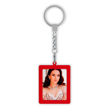 ZEP Photo Key Ring AA9R czerwony 35x45 mm
