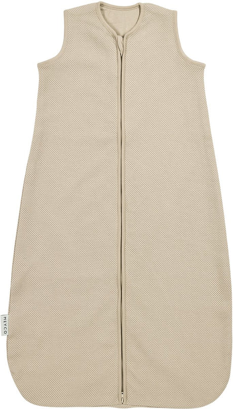 Meyco baby studio collection classic baby slaapzak - sand - 90cm - 1.0 tog