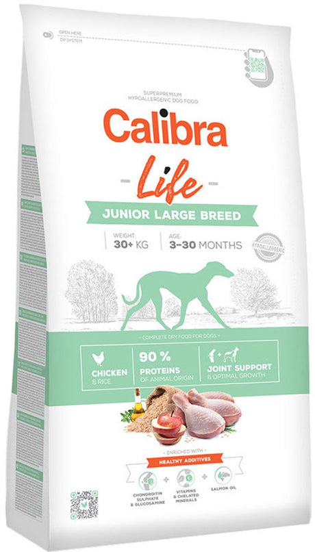 Calibra dog life junior duża rasa - kurczak - 12 kg