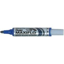 Marker do tablic suchościeralnych Pentel maxiflo - niebieski - okrągły 3 mm - 1 szt