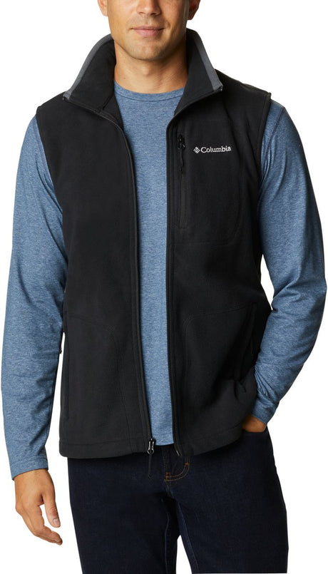 Męska kamizelka outdoorowa Columbia Fast Trek™ z polaru – czarna