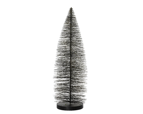 Decoris dekoracyjna szczotka do choinek czarna śr.11x30cm