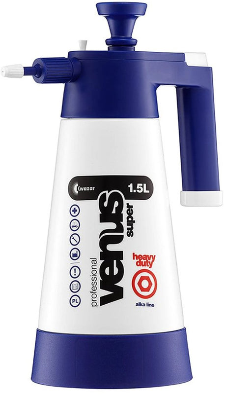 Kwazar fioletowy Venus Super Pro+ Alka line ręczny opryskiwacz z pompką - 1500ml