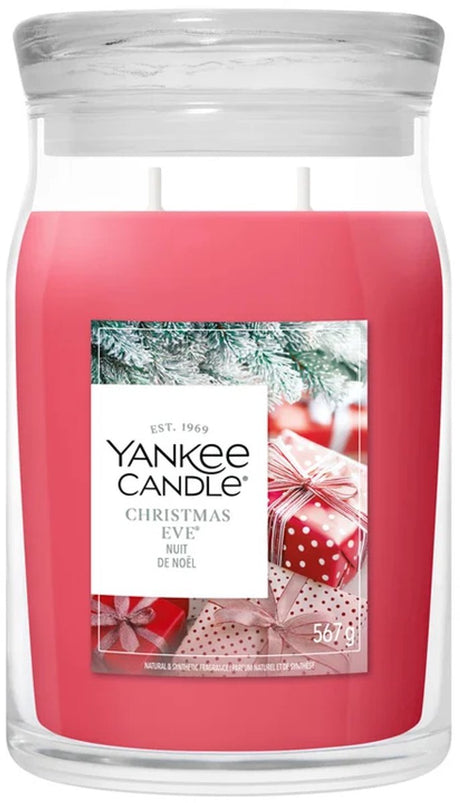 Yankee Candle - świąteczna świeca zapachowa w dużym słoju - 90 godzin palenia - dwa knoty