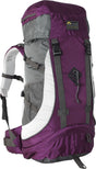 Active leisure mountain guide 55 - backpack - aubergine silver grey
