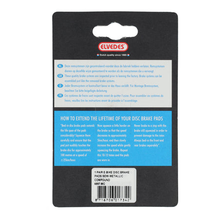 Zestaw hamulca tarczowego Elvedes Metalic Carbon Magura MT2, MT4, MT6, MT8 (1 para)