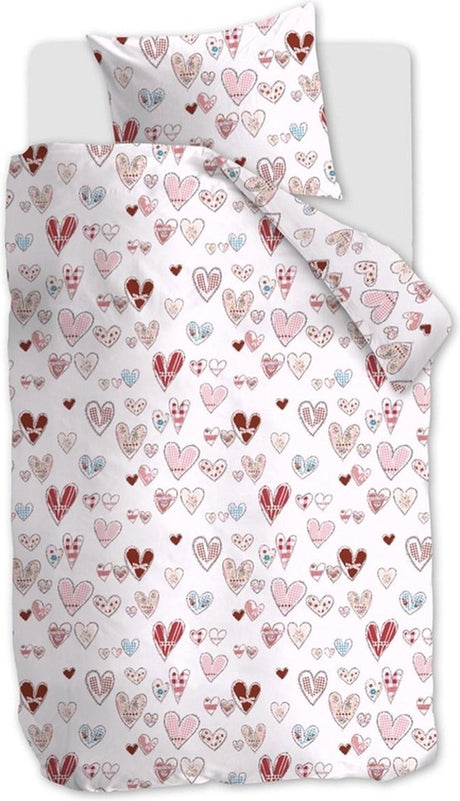 Beddinghouse kids sweethearts dekbedovertrek - eenpersoons - 140x200 - multi