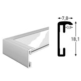 Nielsen design Nielsen ramka na zdjęcia 59844 akcent matowe srebro 30x45 cm