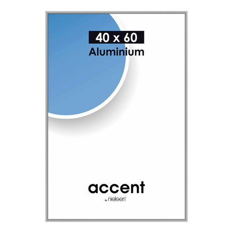 Nielsen design Nielsen ramka na zdjęcia 55124 akcent matowe srebro 40x60 cm