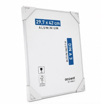 Nielsen design Nielsen ramka na zdjęcia 59719 akcentowa błyszcząca biel 29,7x42 cm