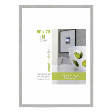 Nielsen design nielsen ramka na zdjęcie 8988035 apollon srebrna 50x70 cm