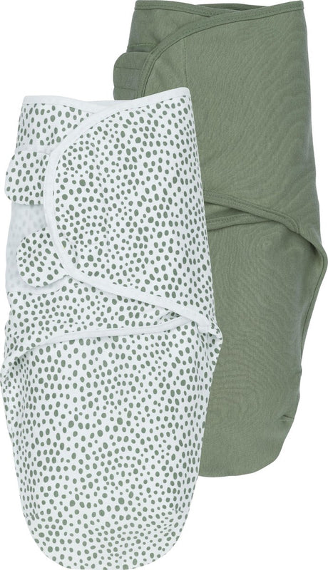 Otulacz Meyco Baby Cheetah Uni - 2 szt. - leśna zieleń - 0-3 miesiące - 1,0 tog
