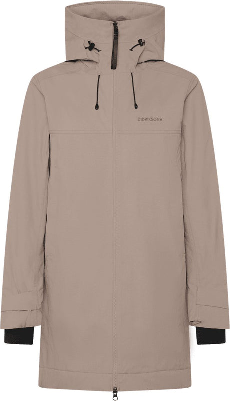 Didriksons eris wns parka dames outdoorjas - ash brown 42