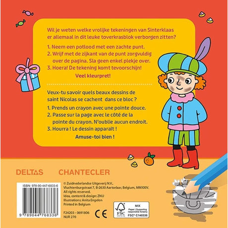 Super magiczny blok do drapania Deltas Sinterklaas