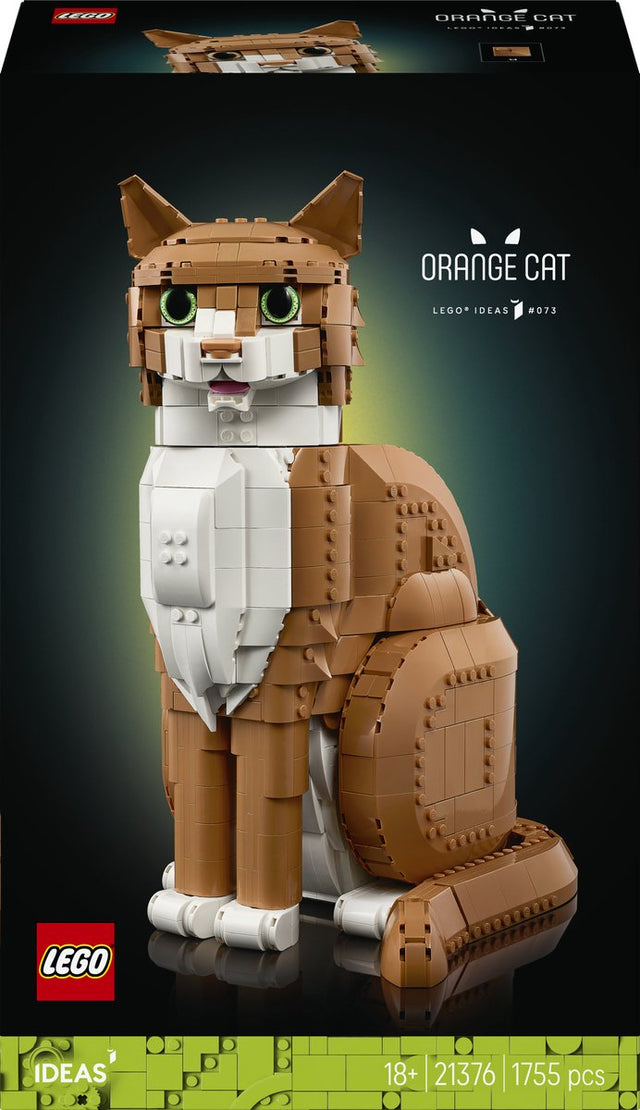 Zestaw klocków Lego Ideas pomarańczowy kot – 21376