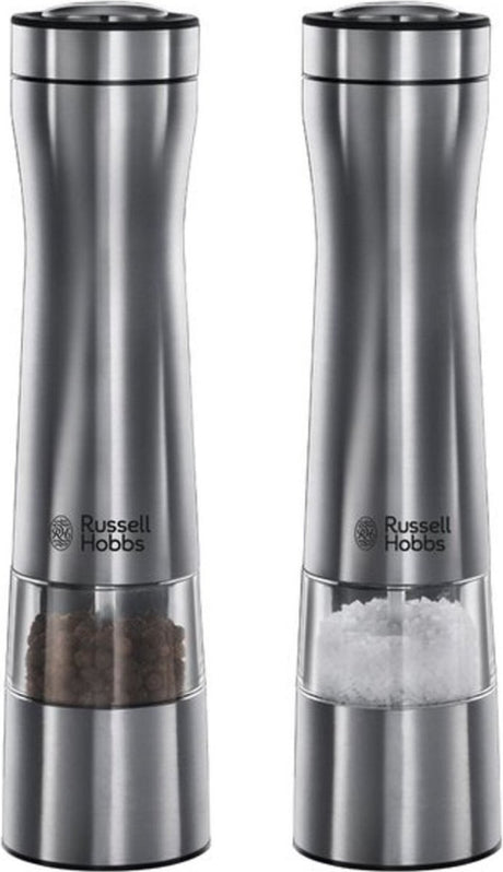 Zestaw elektryczny młynek do soli i pieprzu Russell Hobbs - 23 cm - stal nierdzewna