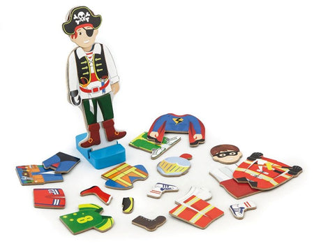 Ubierz chłopca puzzle magnetyczne 36-deli
