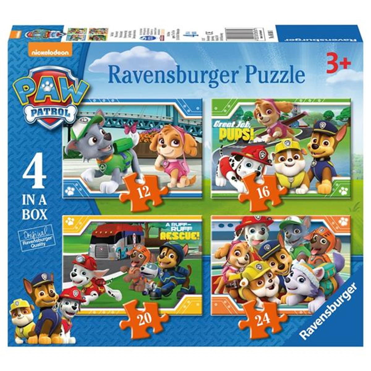 Puzzle Ravensburger Psi Patrol, 4 w 1