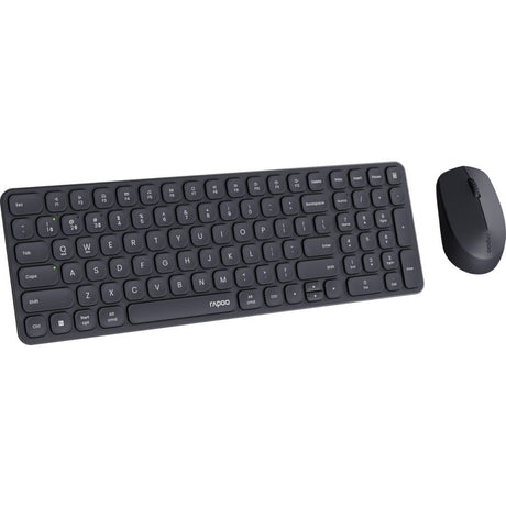 Zestaw combo Rapoo 9310m klawiatura qwerty(nl) + mysz w kolorze czarnym
